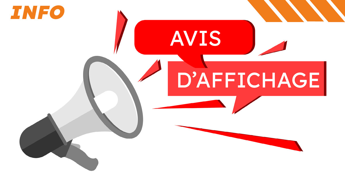 avis affichage