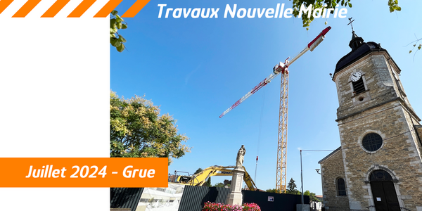 Juillet 2024 - Installation de la grue Image 1